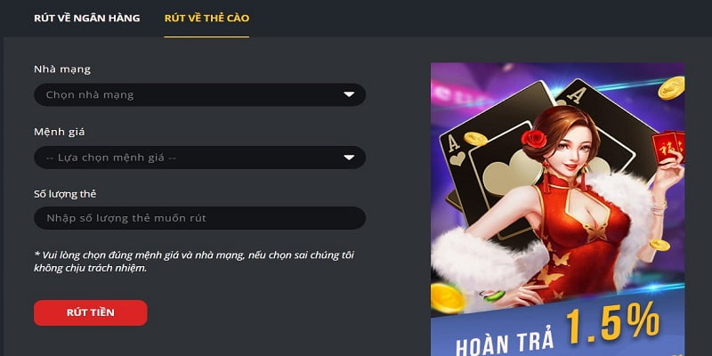 Bạn có thể dễ dàng nạp tiền vào thẻ 123Win bằng tài khoản ngân hàng của mình - 123Win