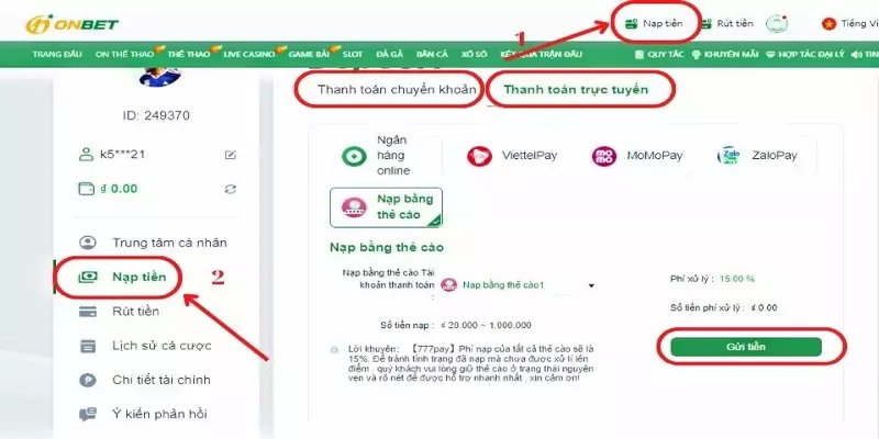 Ví dụ về hướng dẫn đăng ký tài khoản Wibo88 - Wibo88